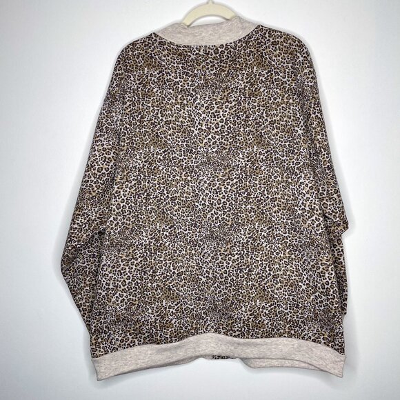 Torrid‎ Leopard Print Snap Button Bomber Jacket - Picture 5 of 5